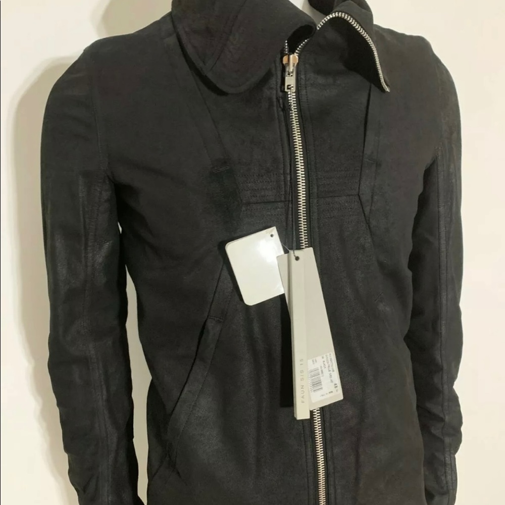 Rick Owens leather jacket